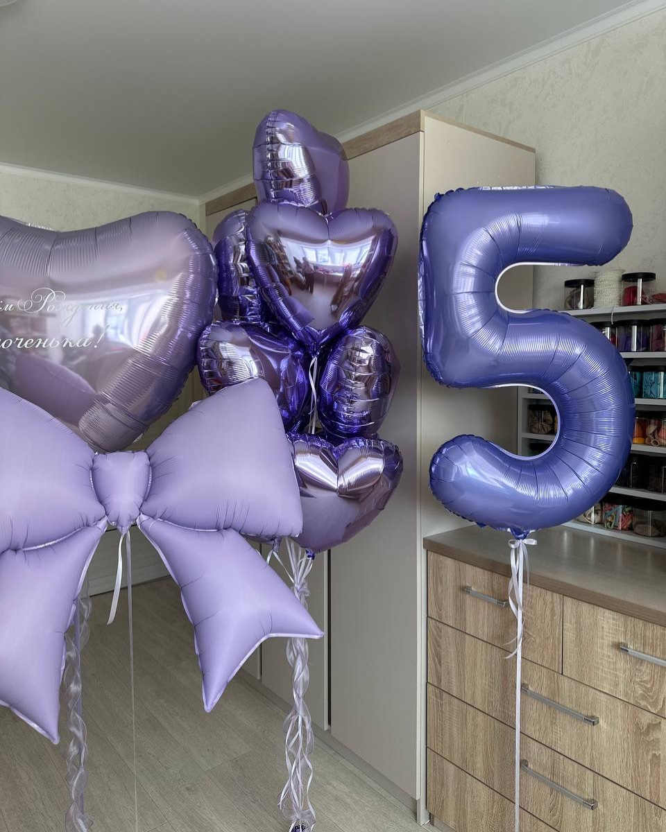 Фиолетовый акцент — купить воздушные шары Алматы | Wonderball